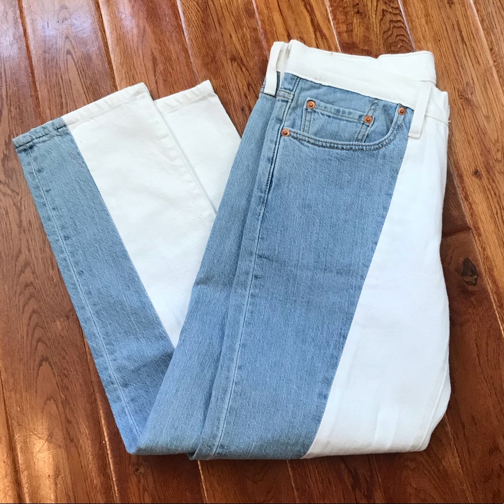 Levi’s two tone jeans